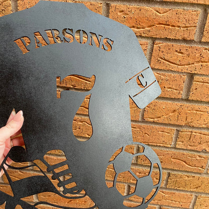 Personalised Football Shirt Sign