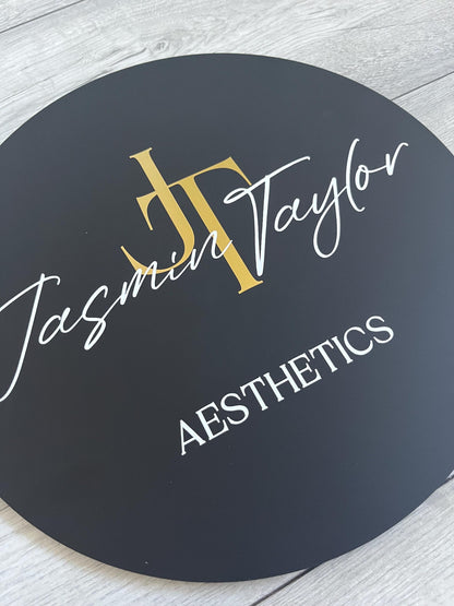 Round Business logo Sign
