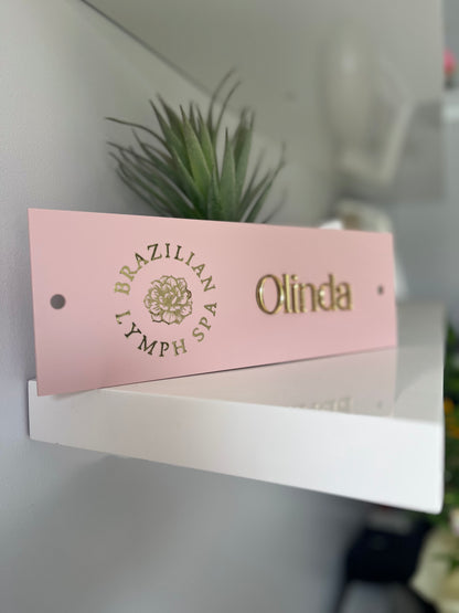 Engraved Business Logo Sign