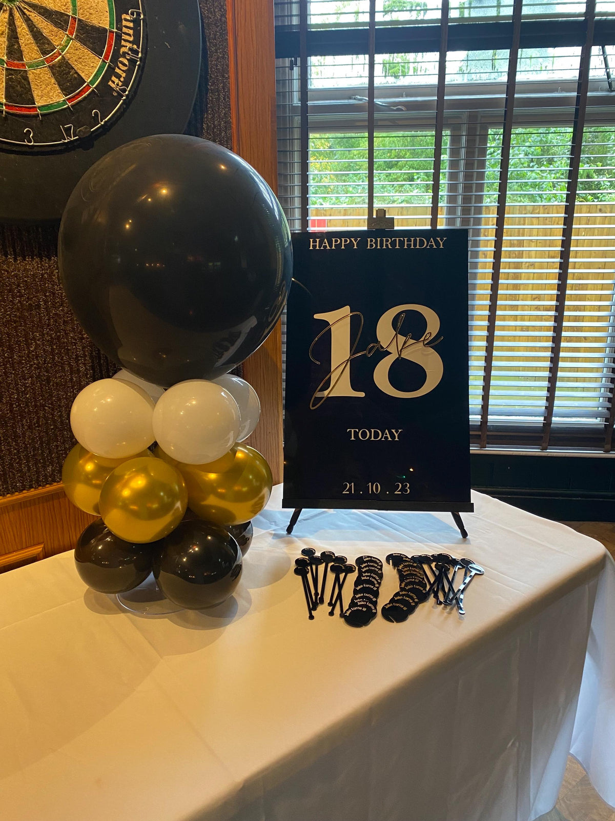 Acrylic Birthday Welcome Sign