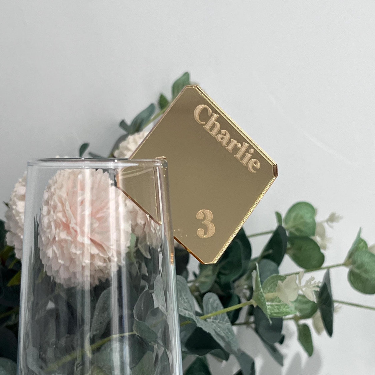 Acrylic Wedding Place Name
