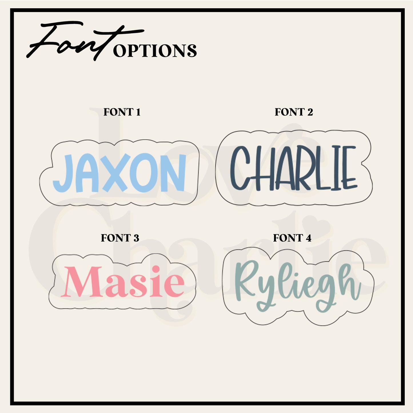Back to School - First Day Font options - www.lovecharlie.co.uk