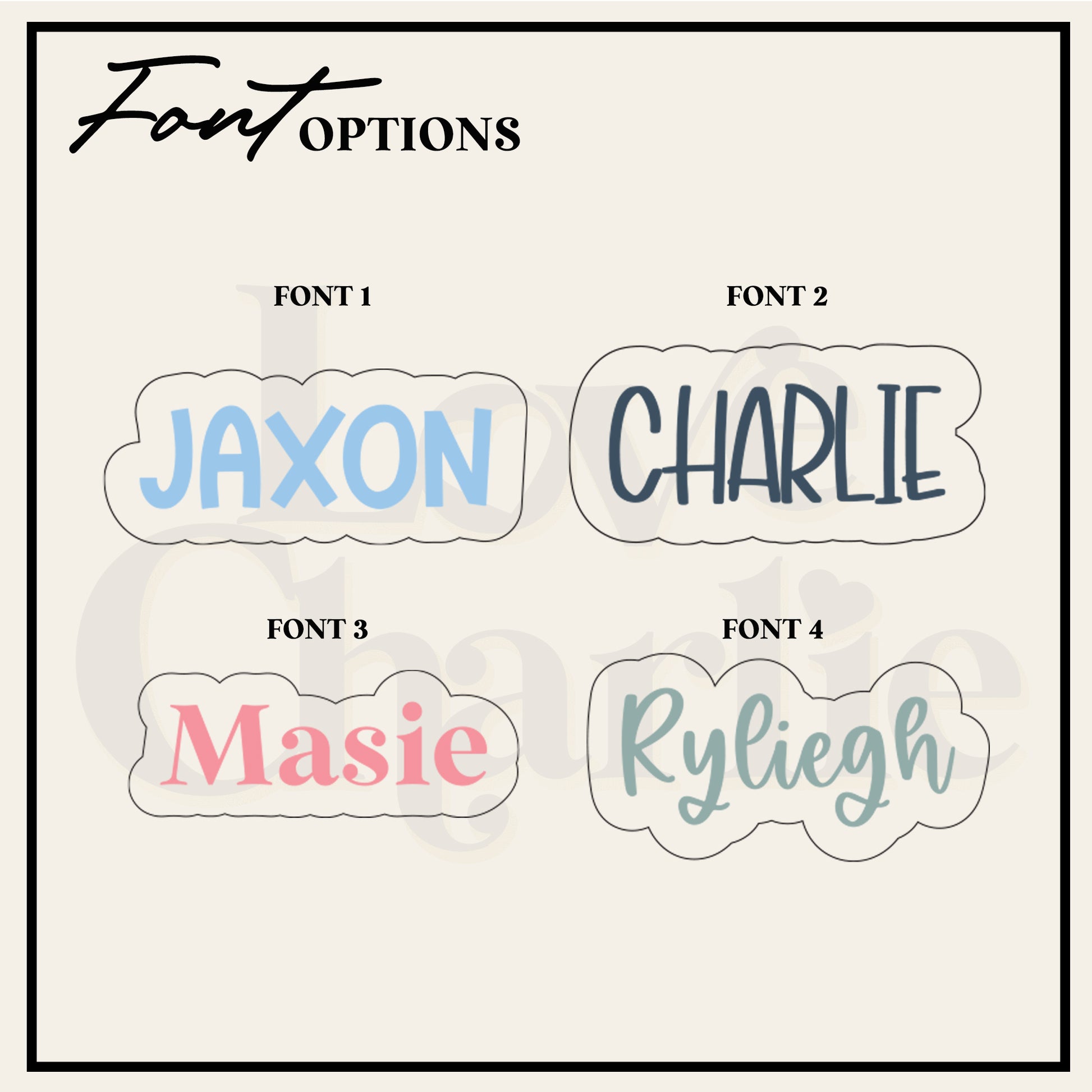 Back to School - First Day Font options - www.lovecharlie.co.uk
