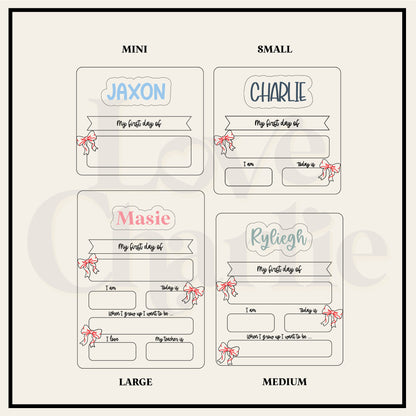 Back To School Board - Bows