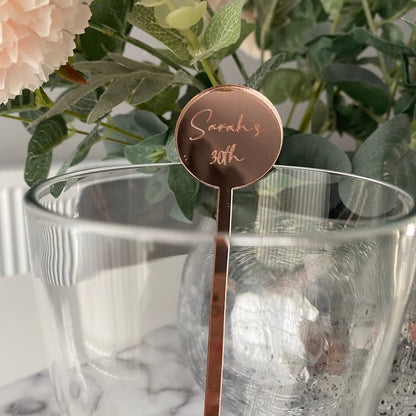 Personalised Cocktail Stirrer