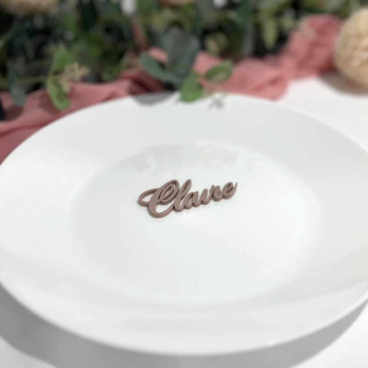 Script font Personalised Laser Cut Wedding Place Name