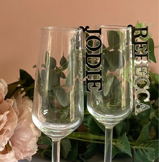 Laser cut Wedding Place Name Settings 